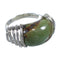 Genuine Sterling Silver Turquoise Ring Size 6-3/4 RX80966